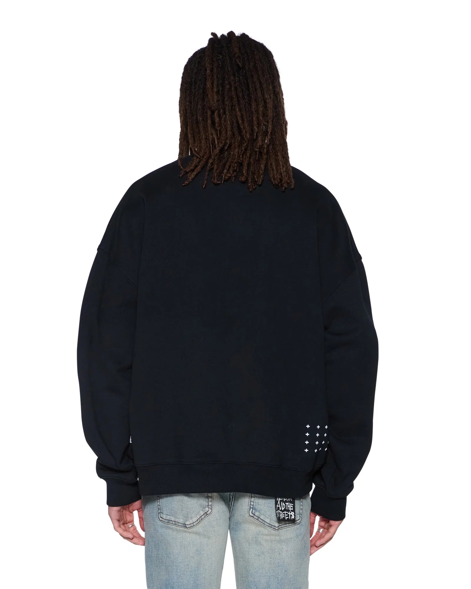 Ksubi - Plated Ekcess Crewneck - Jet Black KSUBI