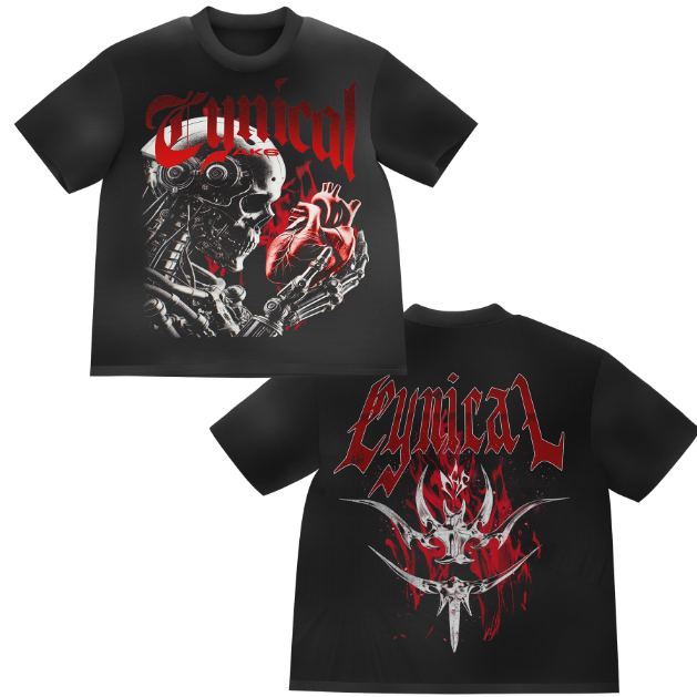 Aks - Cynical Cropped Washed Shirt - Black AKS