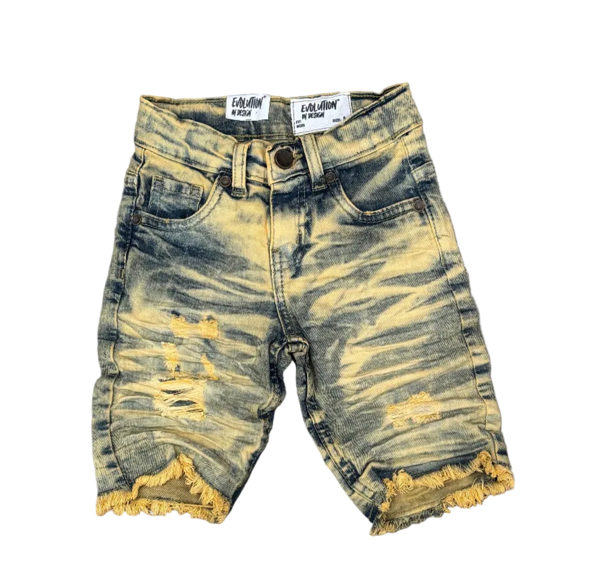 Evolution - Kids Wild Tiger Denim Shorts