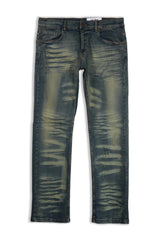 Fwrd - Kids Faded Straight Denim Pant Collection - Light Tint