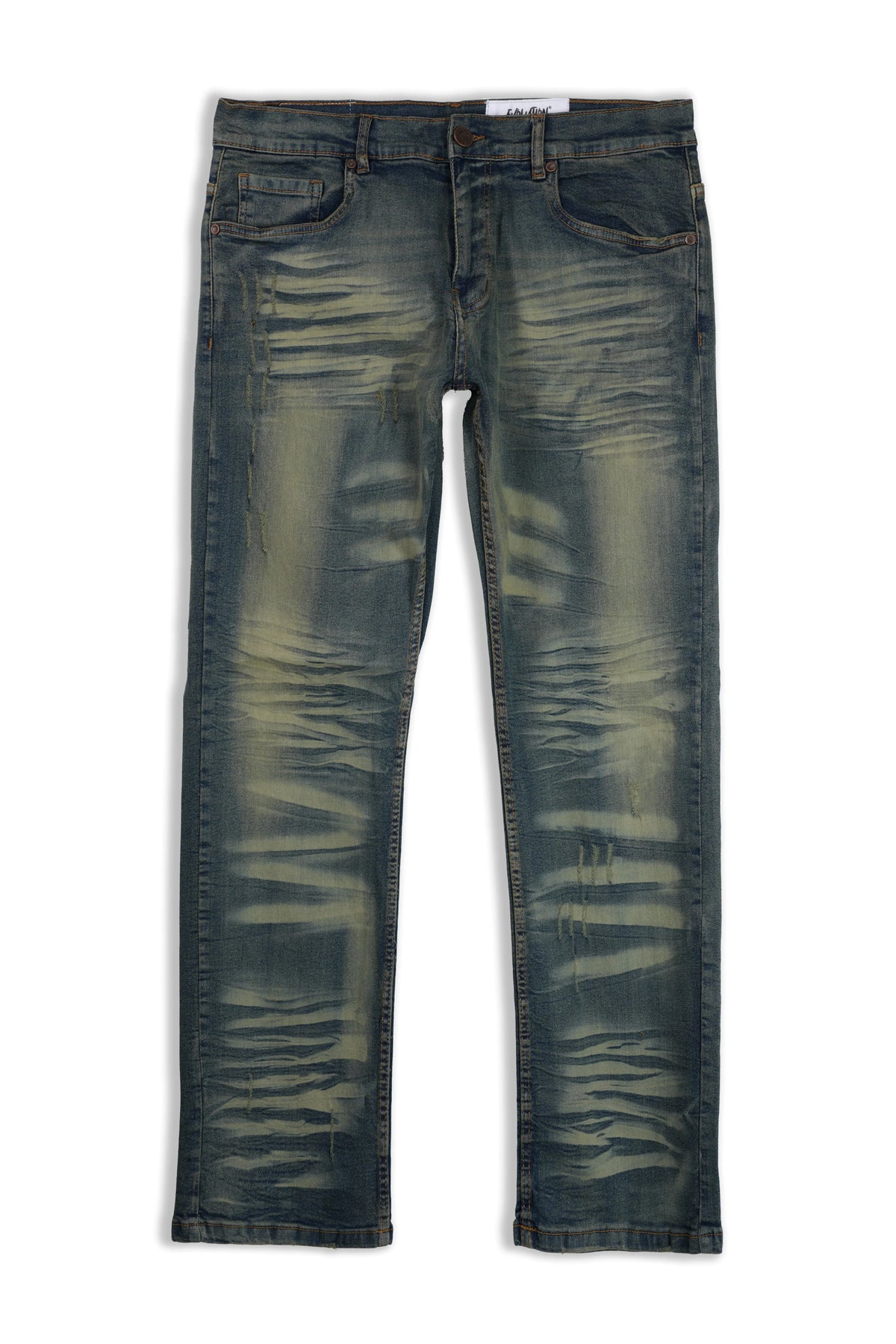 Fwrd - Kids Faded Straight Denim Pant Collection - Light Tint