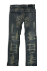 Fwrd - Kids Faded Straight Denim Pant Collection - Light Tint