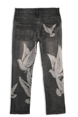 Fwrd - Kid's Dove Relaxed Jeans