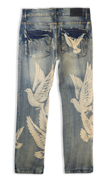 Fwrd - Kid's Dove Relaxed Jeans