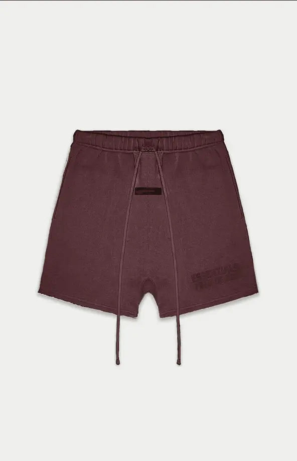 Essentials Fear Of God Plum Sweat Shorts - Purple - BLVD