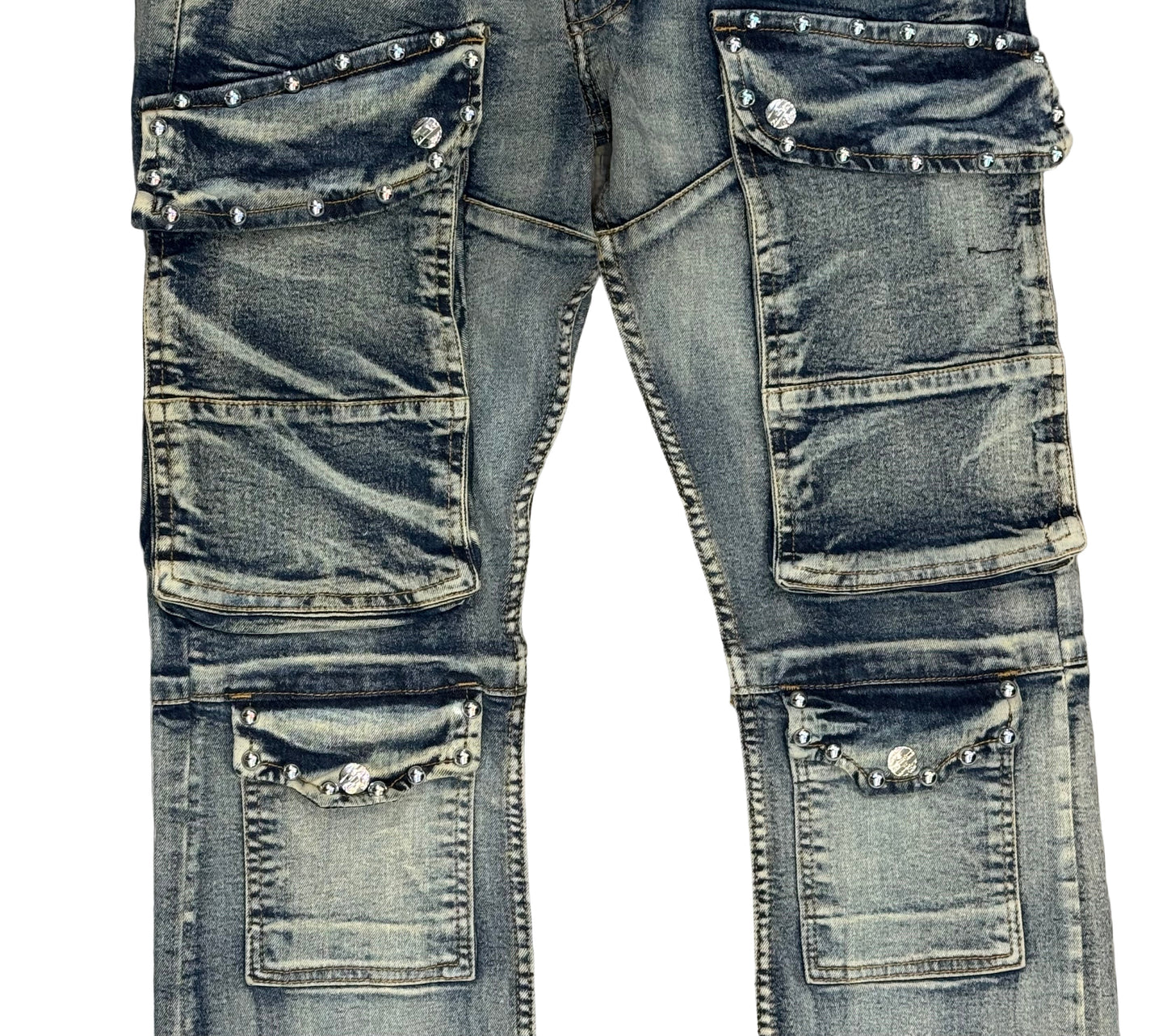 Fwrd Denim - Men Decked Out Stacked Jeans - Lt Tint FWRD