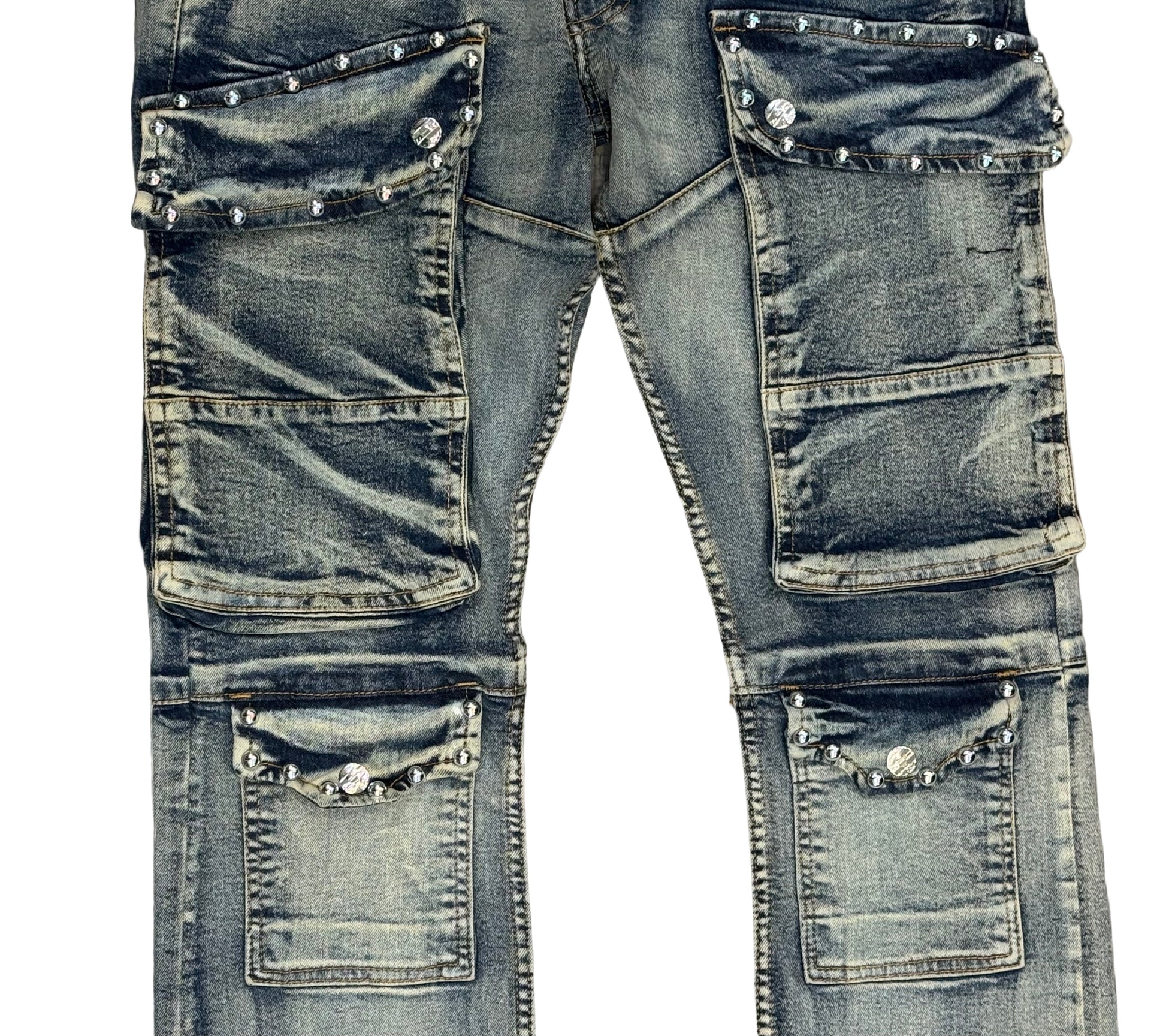 Fwrd Denim - Men Decked Out Stacked Jeans - Lt Tint FWRD