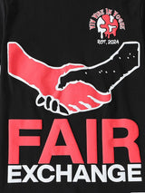 Vibe In Vogue - Fair Exchange Tee - Black Red Vibe In Vogue
