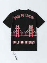 Vibe In Vogue - Fair Exchange Tee - Black Red Vibe In Vogue