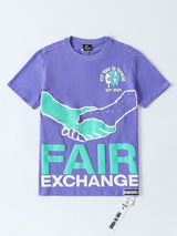 Vibe In Vogue - Fair Exchange Tee - Purple Teal Vibe In Vogue