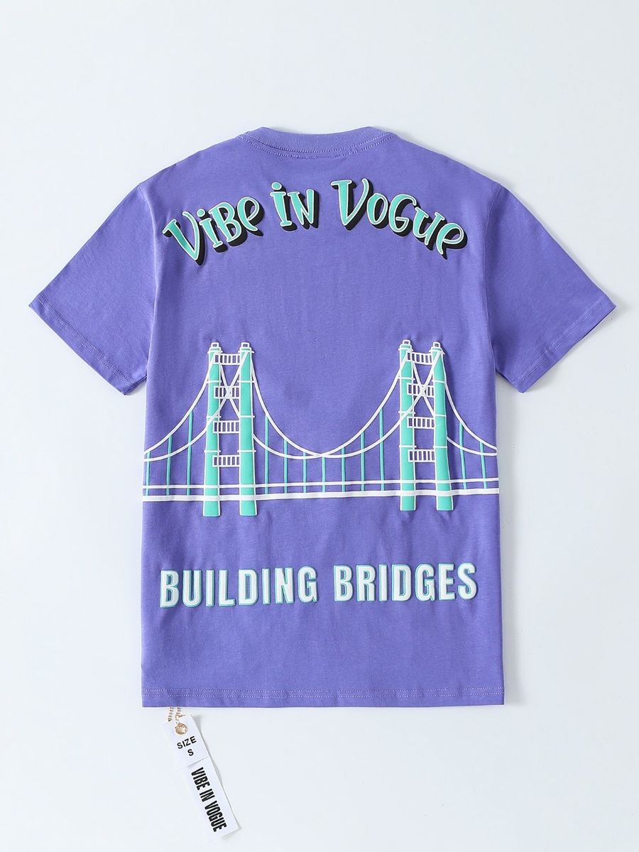 Vibe In Vogue - Fair Exchange Tee - Purple Teal Vibe In Vogue