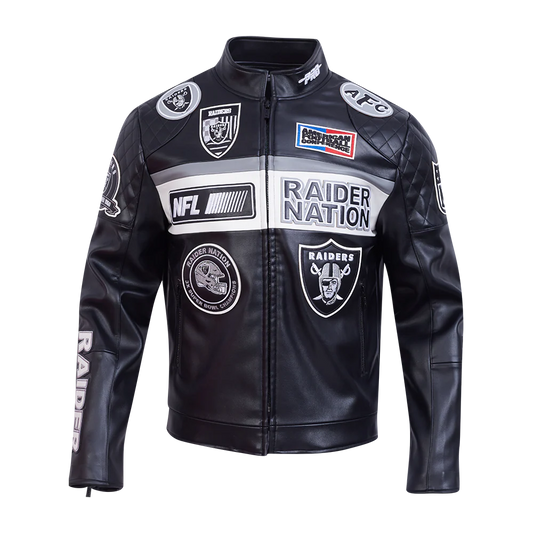 Pro Standard - NFL Las Vegas Raiders Men's Moto Jacket - Black