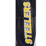 Pro Standard - NFL Pittsburgh Steelers Men's Moto Jacket - Black Pro Standard