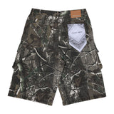 Fr - Washed Multi Cargo Denim Shorts - Camoflage FIRST ROW