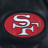 Pro Standard - Nfl San Francisco 49ers Best Of Men's Leather Varsity Jacket - Black Pro Standard