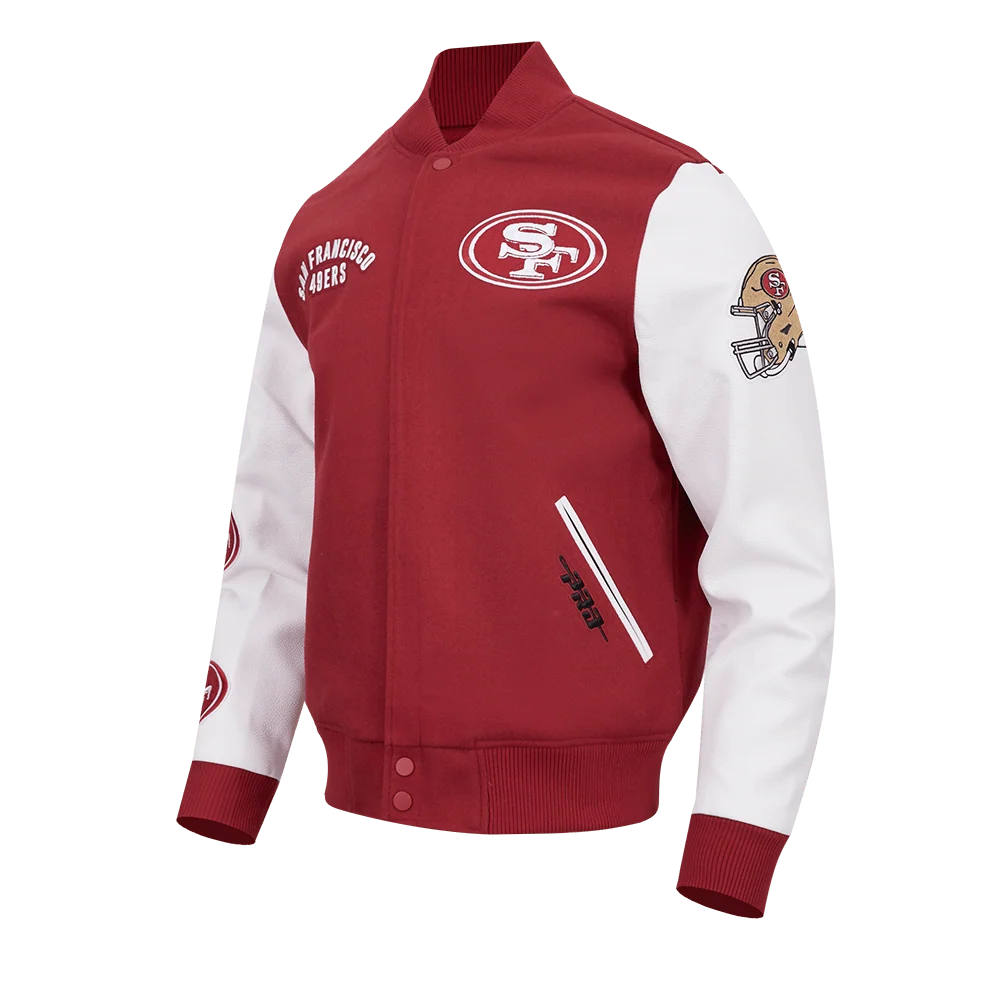 Pro Standard - NFL San Francisco 49ers All Pro Men's Varsity Jacket - Red/White