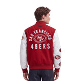 Pro Standard - NFL San Francisco 49ers All Pro Men's Varsity Jacket - Red/White