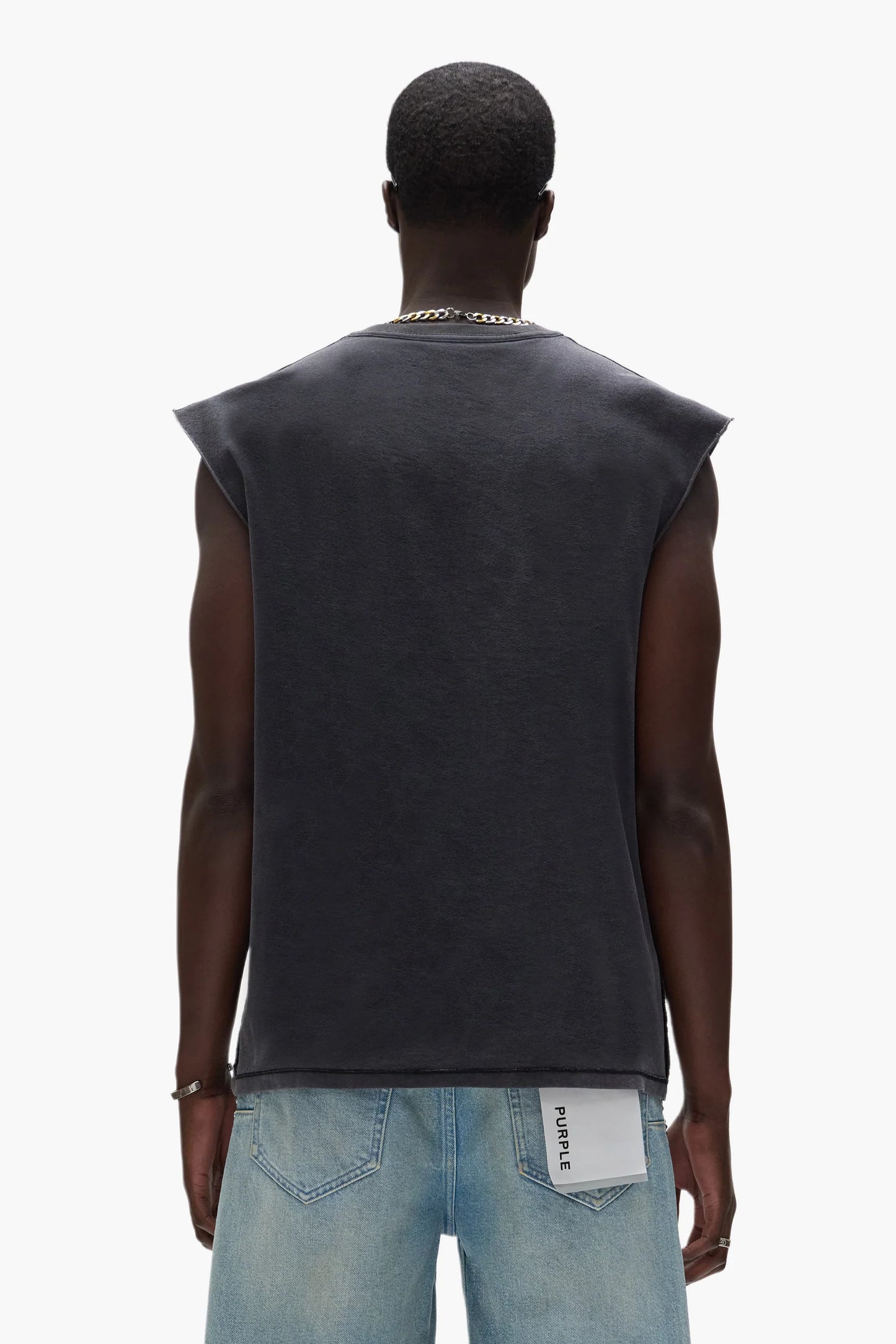 Purple Brand Good News Tank Top - Black - P103-TBGN325