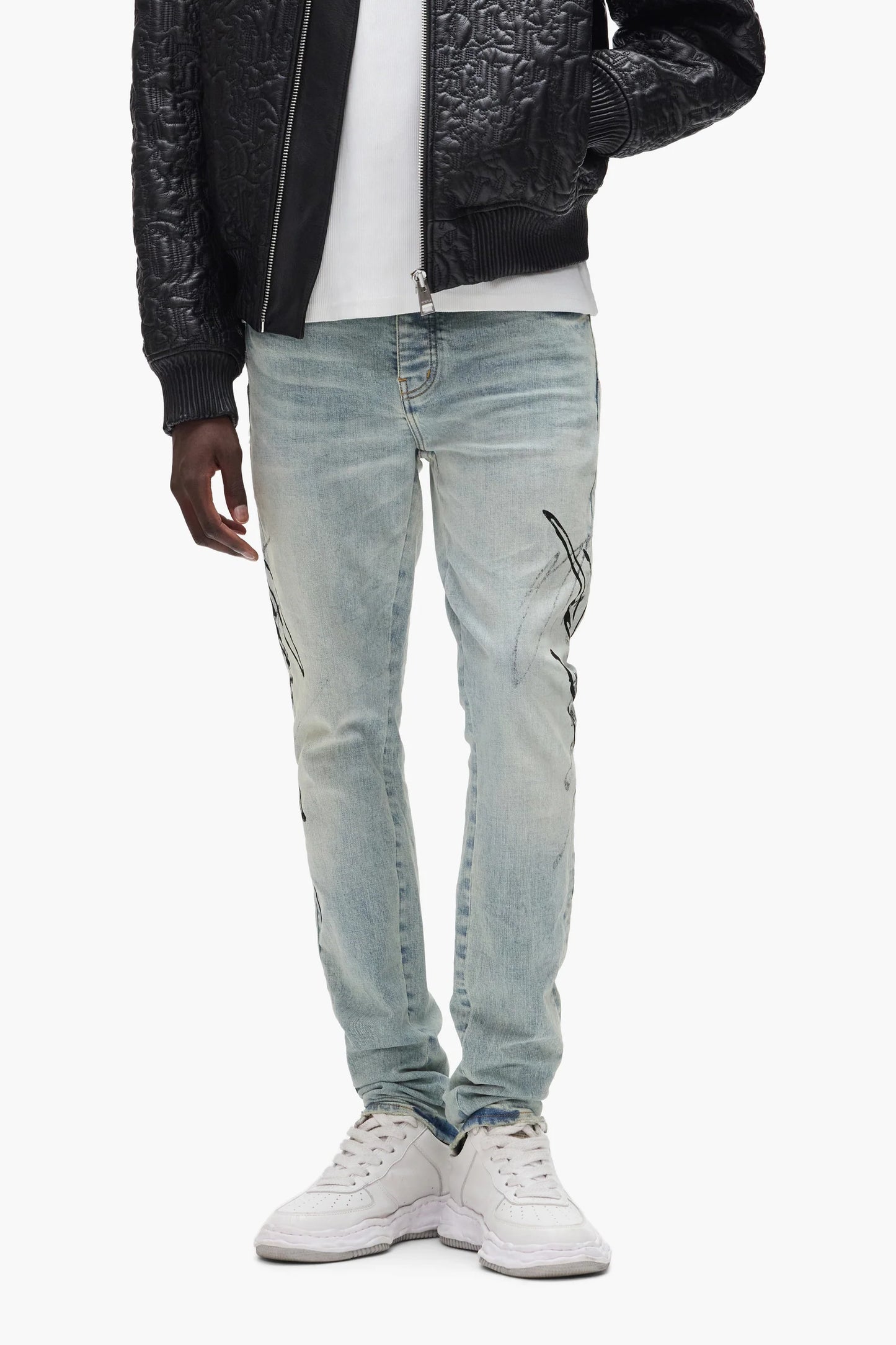 Purple Brand P001 Double Script - Light Indigo -  P001-SDPL425 Purple Brand