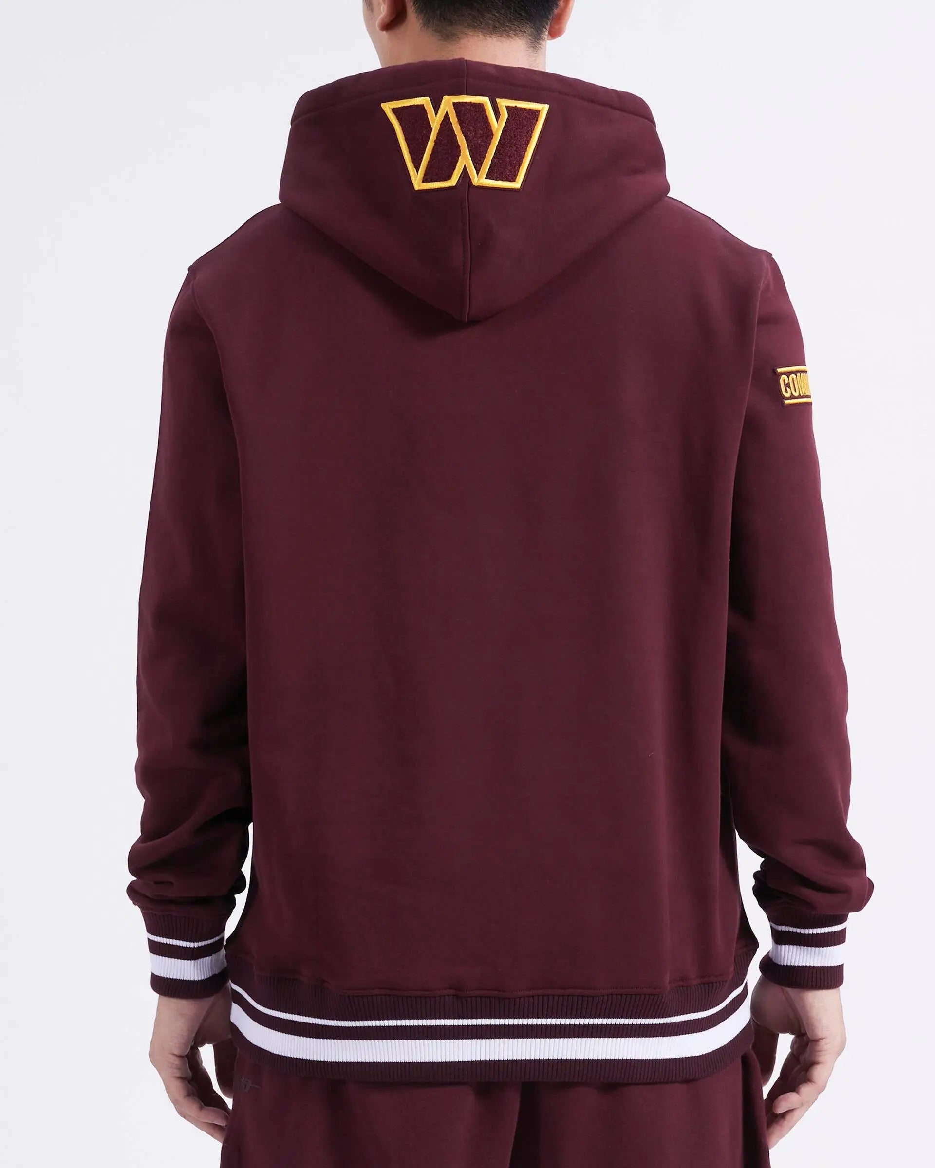 Pro Standard - Washington Commanders Area Code M Rib Flc Po Hoodie - Wine - BLVD
