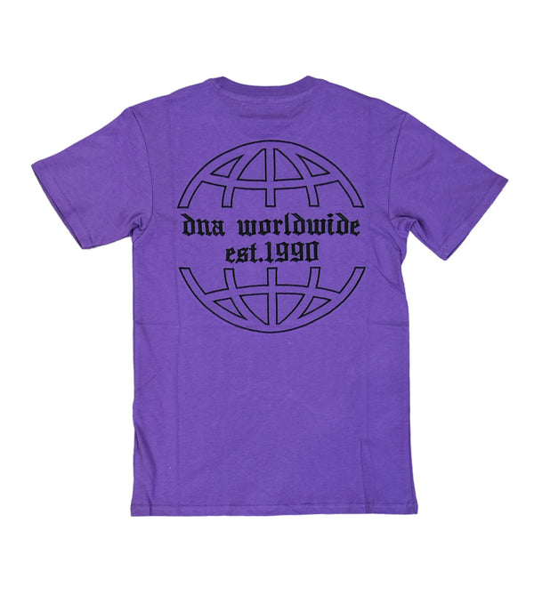 Dna Men Worldwide T-Shirt ( Purple /  Black )