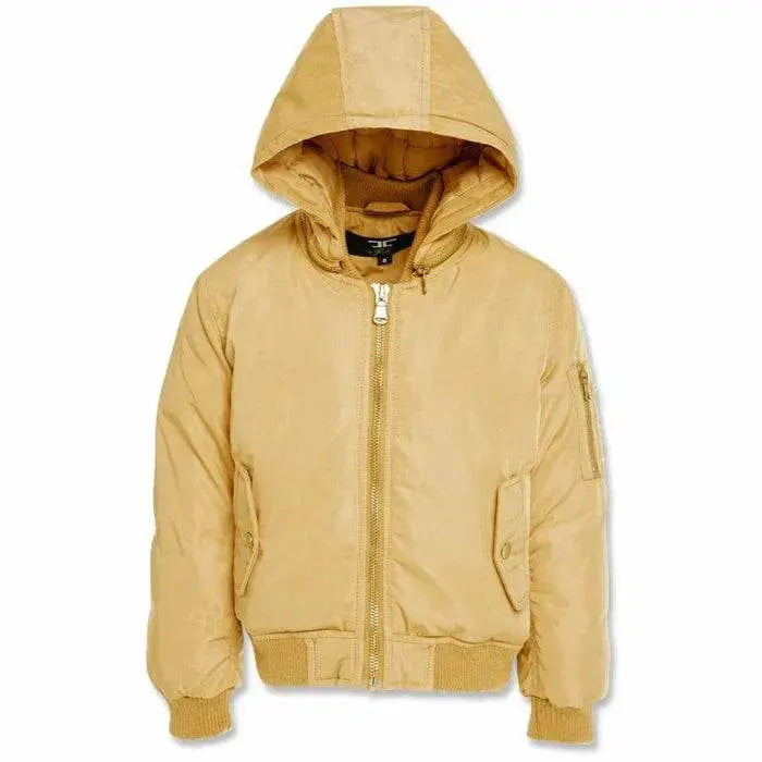 Jordan Craig - Kids Squadron Hooded Bomber Jacket - Desert - BLVD