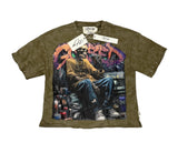 Bkys - Men's "Gassed" F-terry Cropped T-shirt