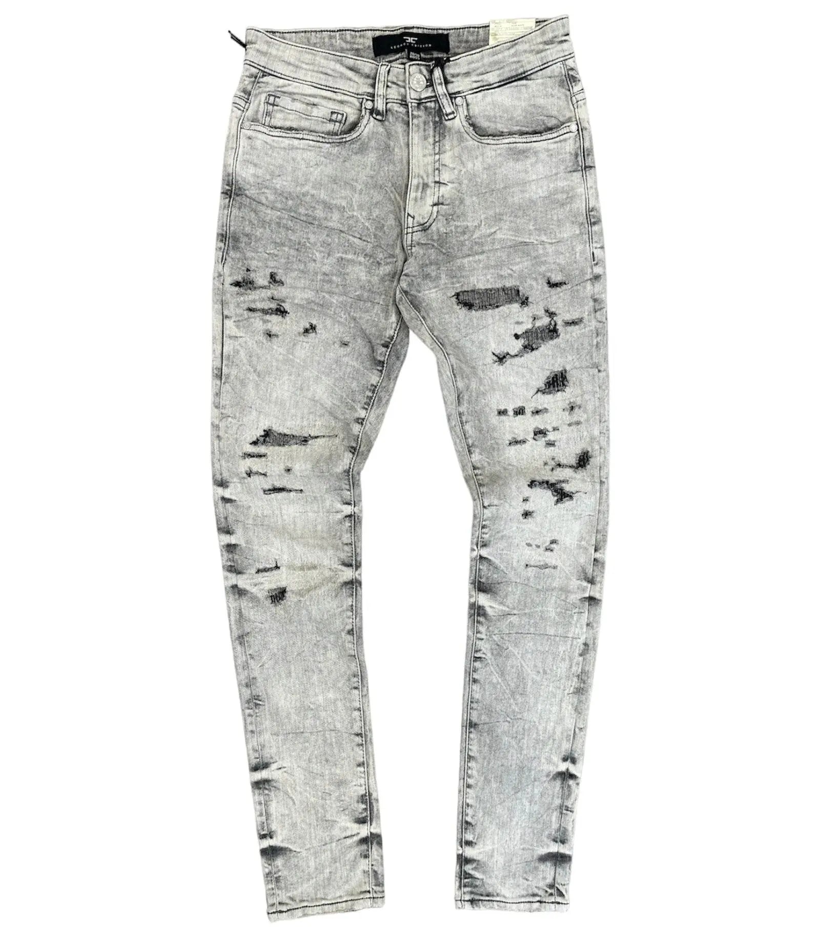 Jordan Craig Ross Fit With Rips & Repair ( Bone White ) - BLVD