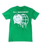 Dna Men Worldwide Drip T-Shirt ( Green / White )