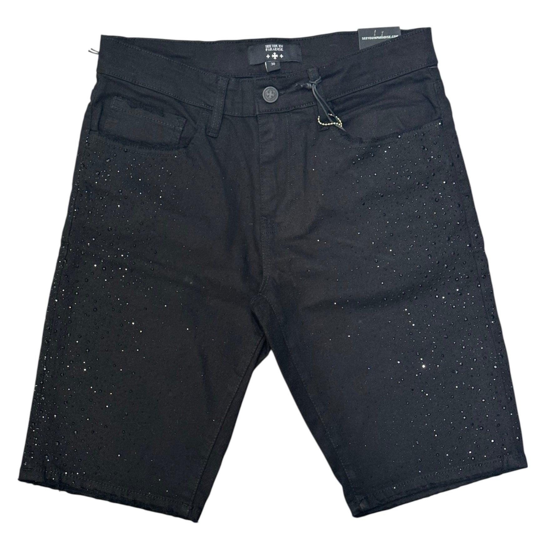 Jordan Craig - Lunar Denim Shorts - Jet Black Jordan Craig
