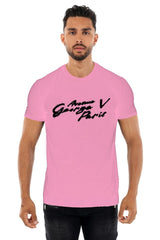 George V - Knitted Tee - Pink George V