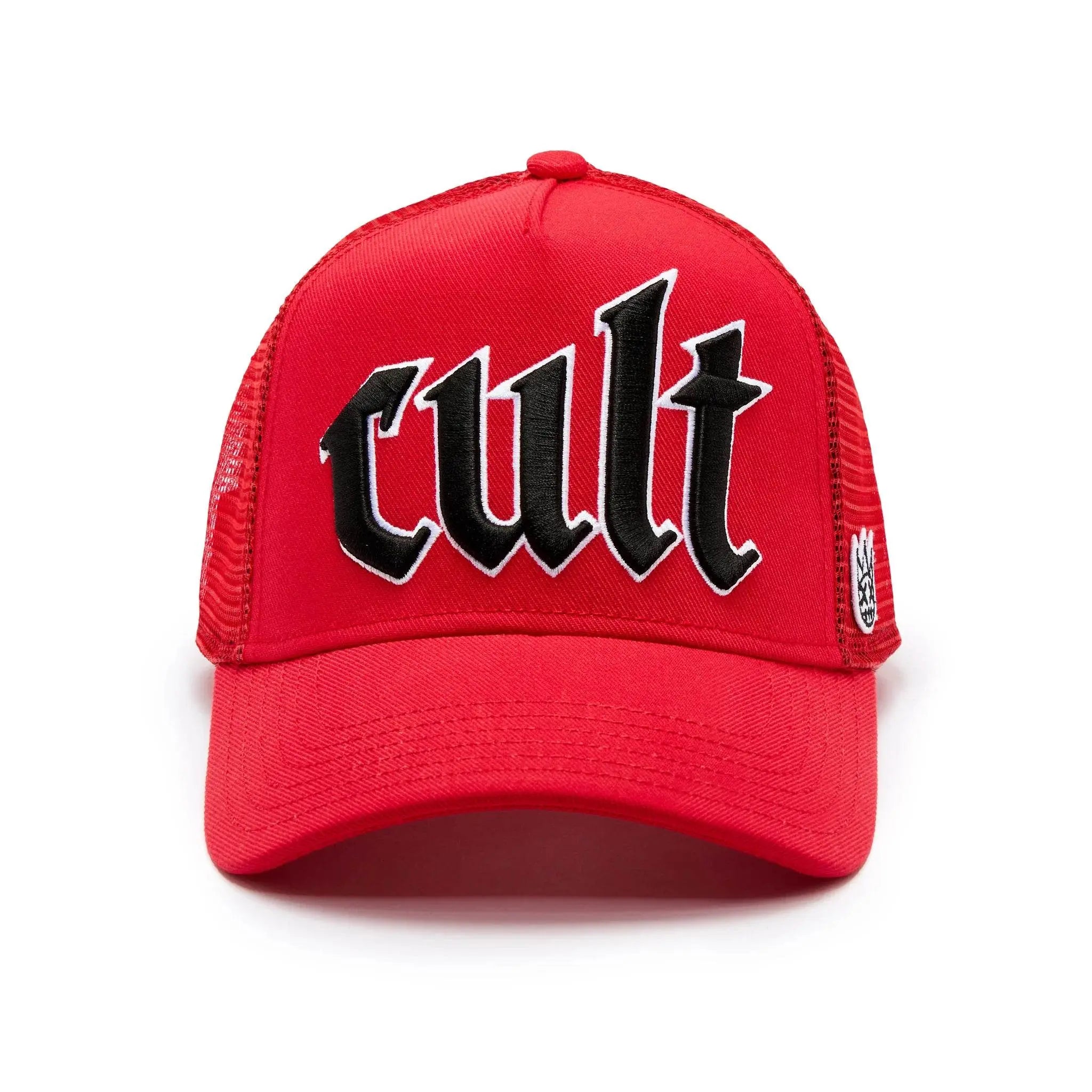 Cult Of Individuality - Old English Cult Logo Hat in High Risk Red - BLVD