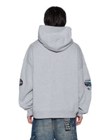 Ksubi - Patched Ekcess Hoodie Grey Marle - Grey KSUBI
