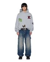 Ksubi - Patched Ekcess Hoodie Grey Marle - Grey KSUBI