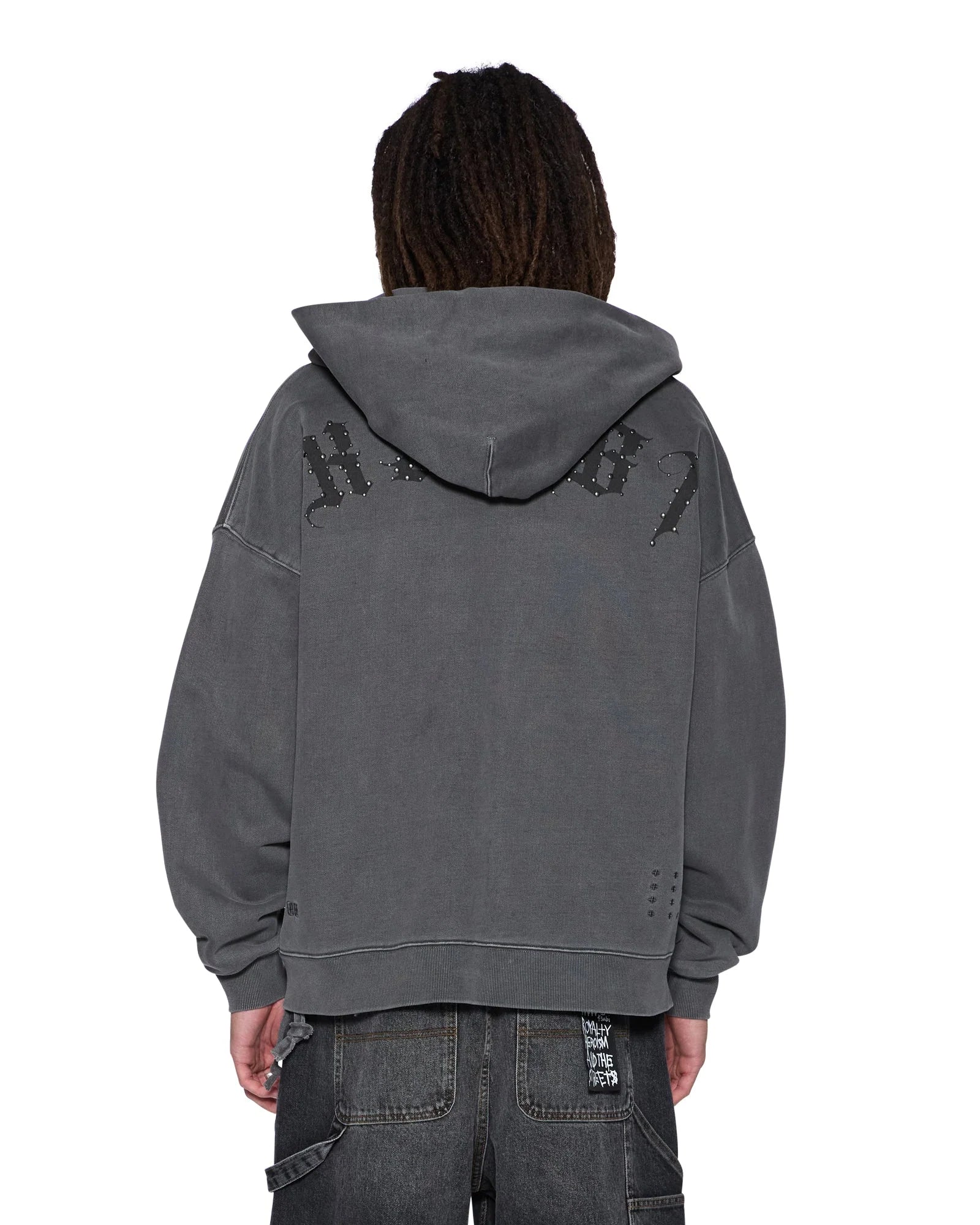 Ksubi - Serpent Ekcess Hoodie - Charcoal Fade KSUBI