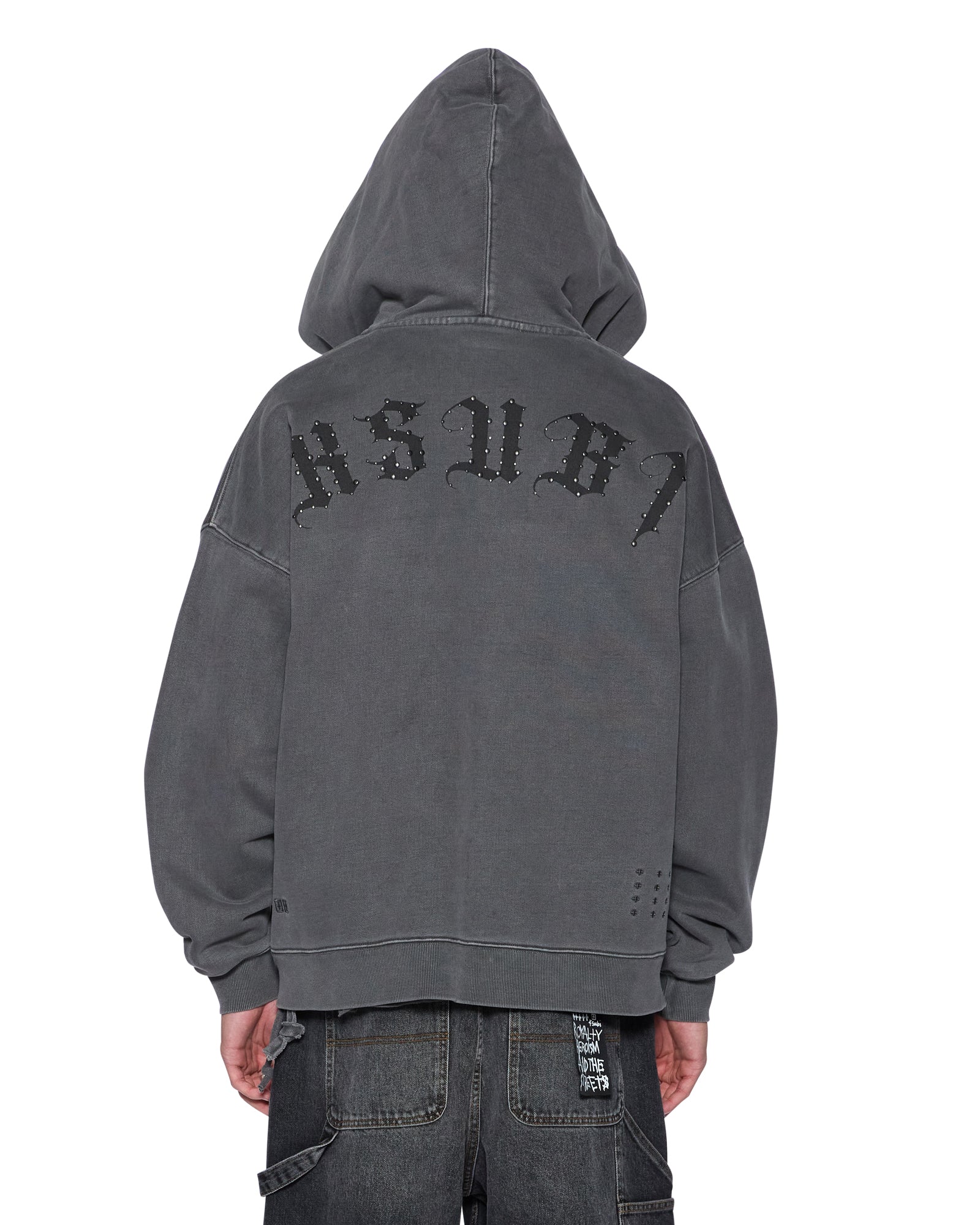 Ksubi - Serpent Ekcess Hoodie - Charcoal Fade KSUBI