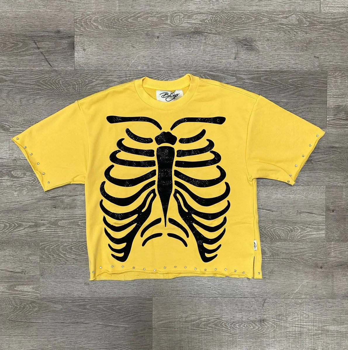 BKYS -"Hurt" F-terry Cropped T-shirt - Popcorn - BLVD