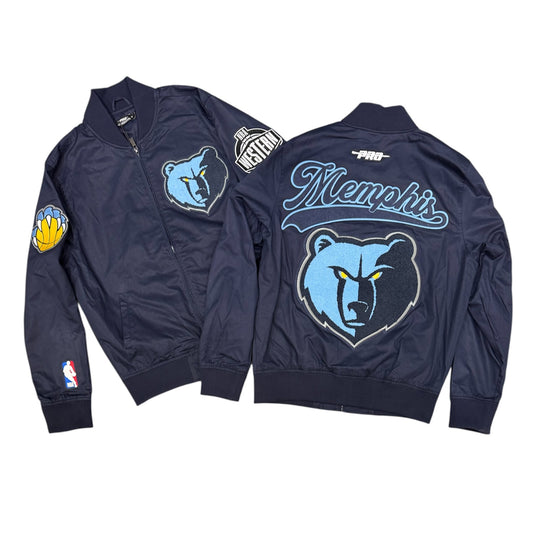 Pro Standard - Memphis Grizzlies Living Large M Twill Jacket - Midnight Navy