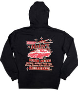 Liquid Crystal - Liquid Motors Service Zip Up Hoodie - Black