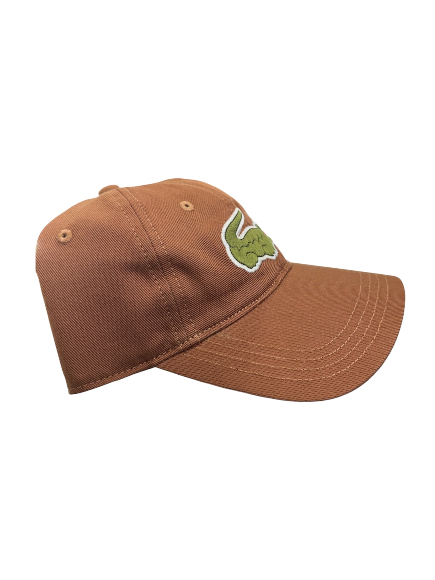 Men's Lacoste Unisex Adjustable Organic Cotton Twill Cap - Pecan LFA