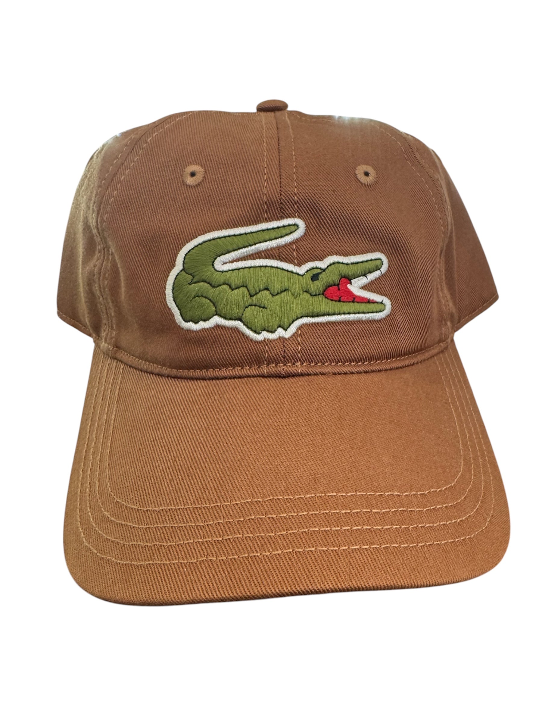 Men's Lacoste Unisex Adjustable Organic Cotton Twill Cap - Pecan LFA