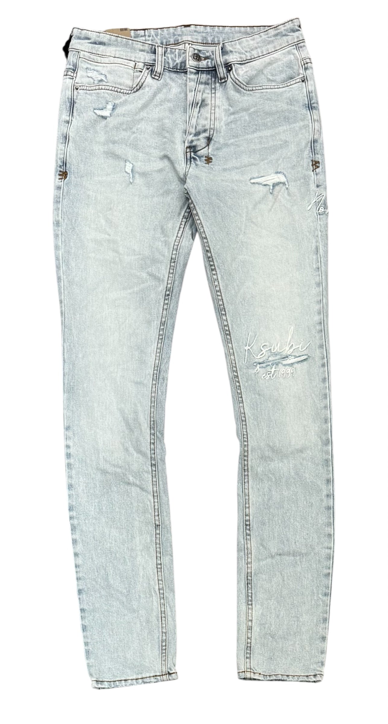 Ksubi Men's - Van Winkle Frost Blue Arch - Stone Wash KSUBI