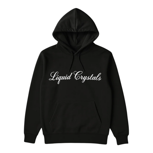 Liquid Crystals - Rhinestone Medusa Hoodie - Black Liquid Crystal