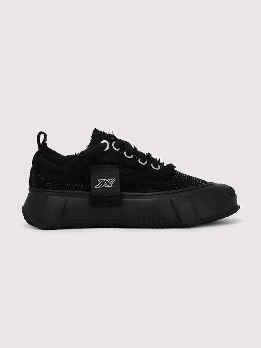 Javi - Elevate 2 Rhinestone Men Sneaker - Spark Black