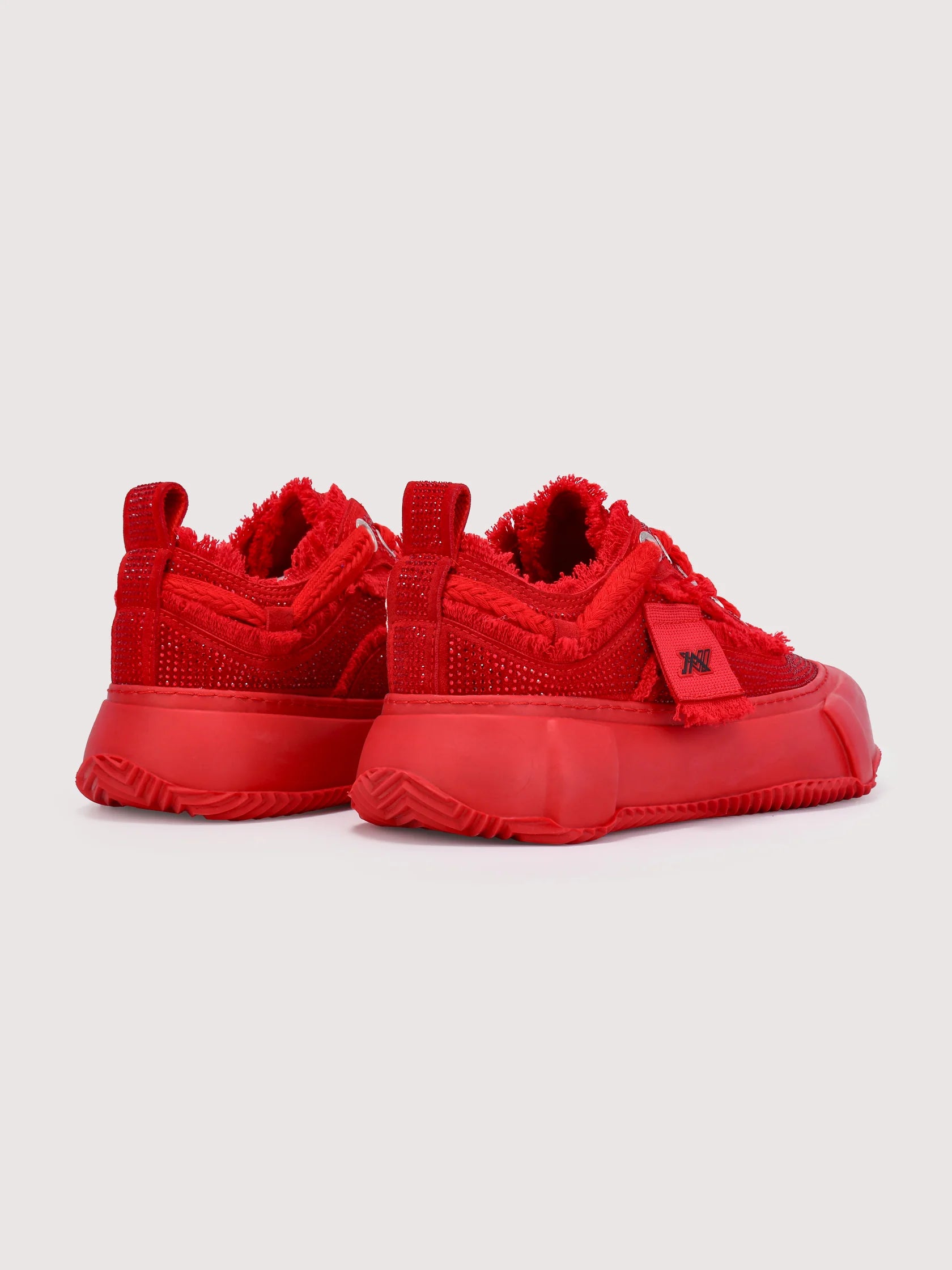 Javi - Elevate 2 Rhinestone Men Sneaker - Spark Red