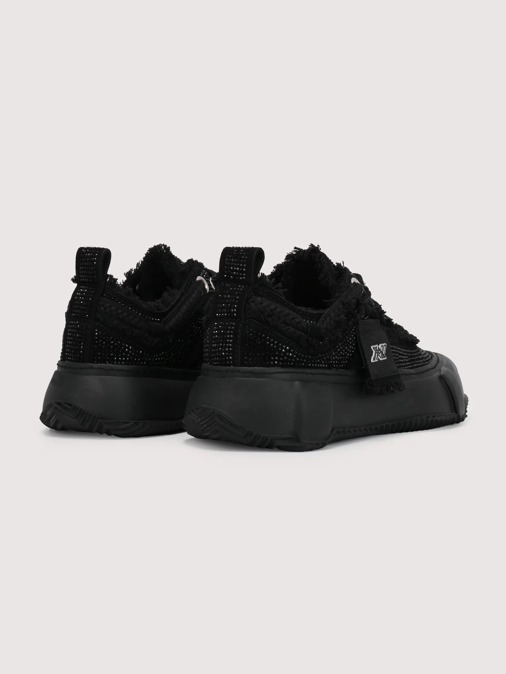 Javi - Elevate 2 Rhinestone Men Sneaker - Spark Black