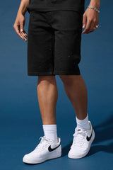 Jordan Craig - OG - Radiant Denim Shorts W Rhinestone - Black