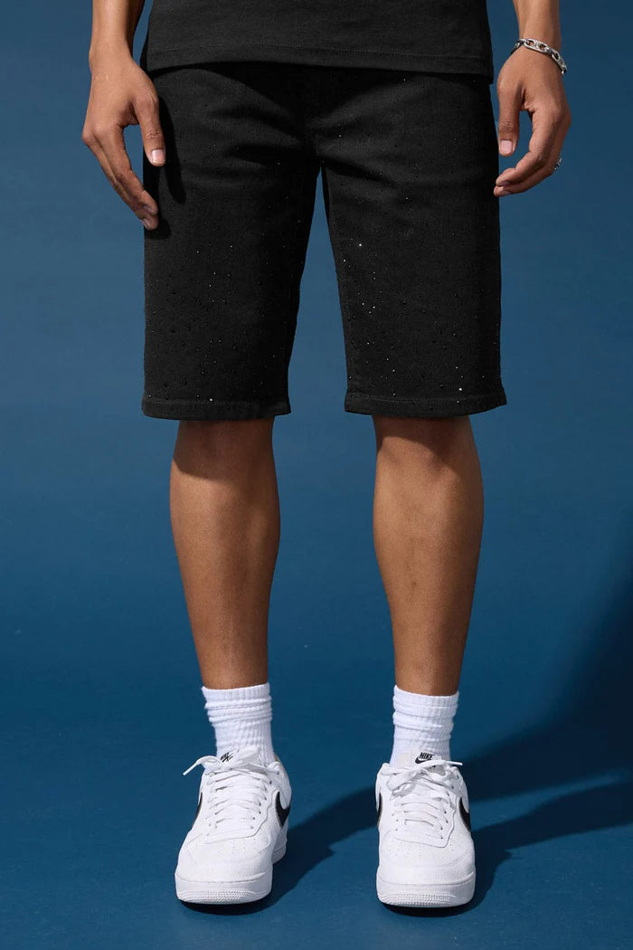 Jordan Craig - OG - Radiant Denim Shorts W Rhinestone