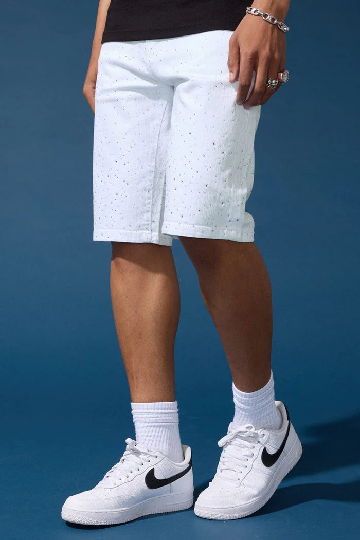 Jordan Craig - OG - Radiant Denim Shorts W Rhinestone
