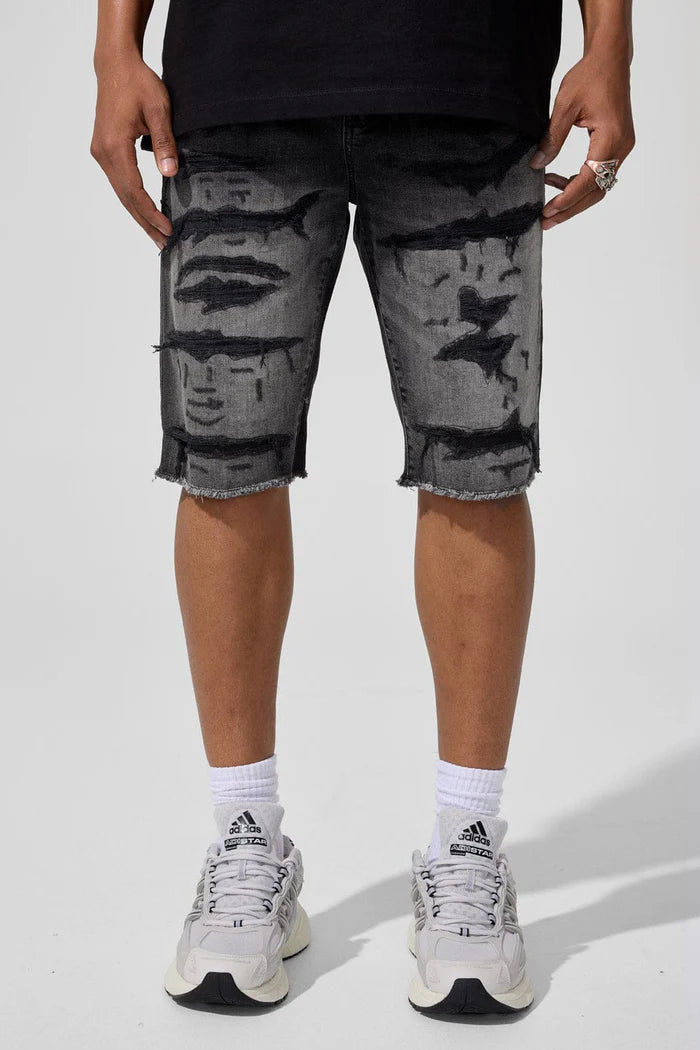 Jordan Craig - Rip And Repair Denim Shorts